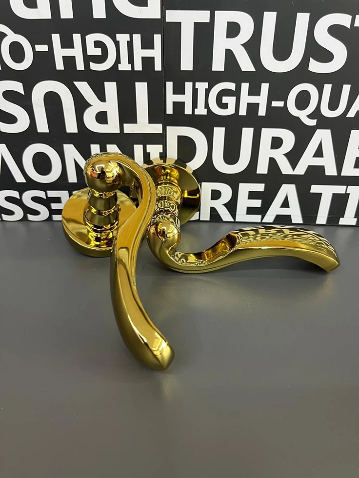 دستگیره رزت   مدل 7100 رنگ  کروم طلایی مشکی