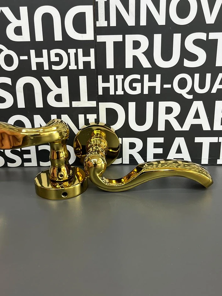 دستگیره رزت   مدل 7100 رنگ  کروم طلایی مشکی